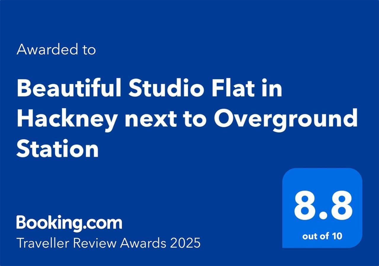 Beautiful Studio Flat In Hackney Next To Overground Station London Kültér fotó